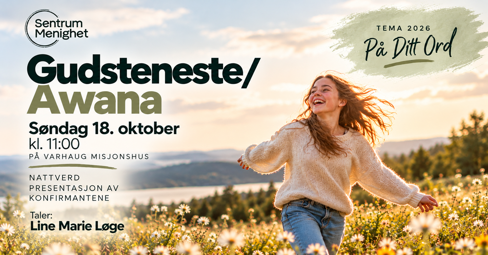 Gudsteneste/Awana 18.10.26