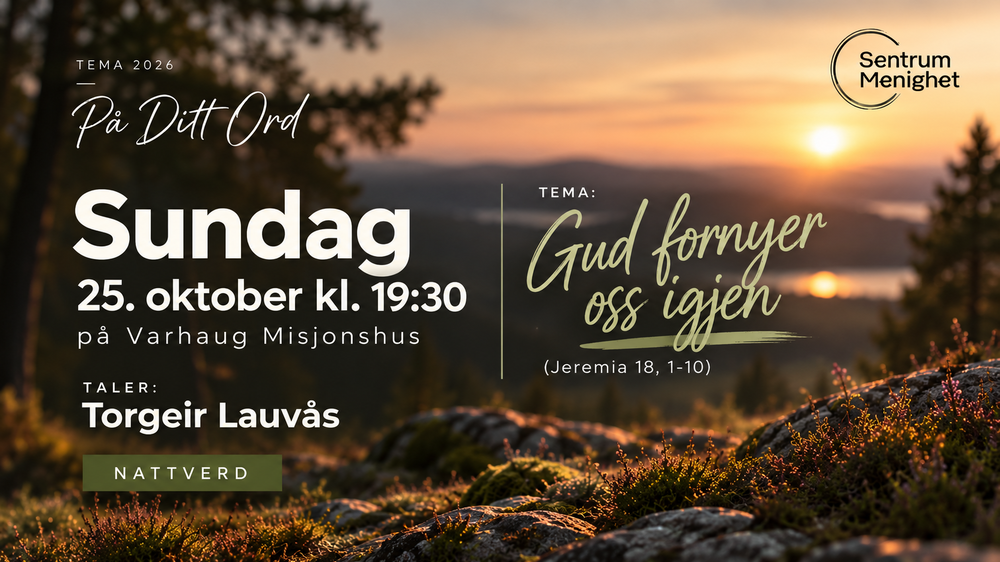 Sundag 25.10.26