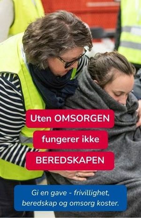Frivillig som bidrar i beredskapssituasjon