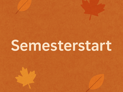 Semesterstart høsten 2025