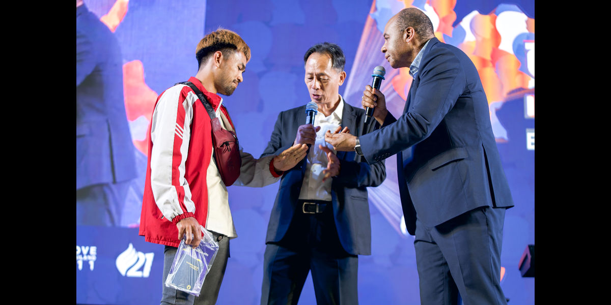 A young man had a sports injury when he was 14. He could not open his hand properly. He is 27 now, God healed him, and he can open his hand now!