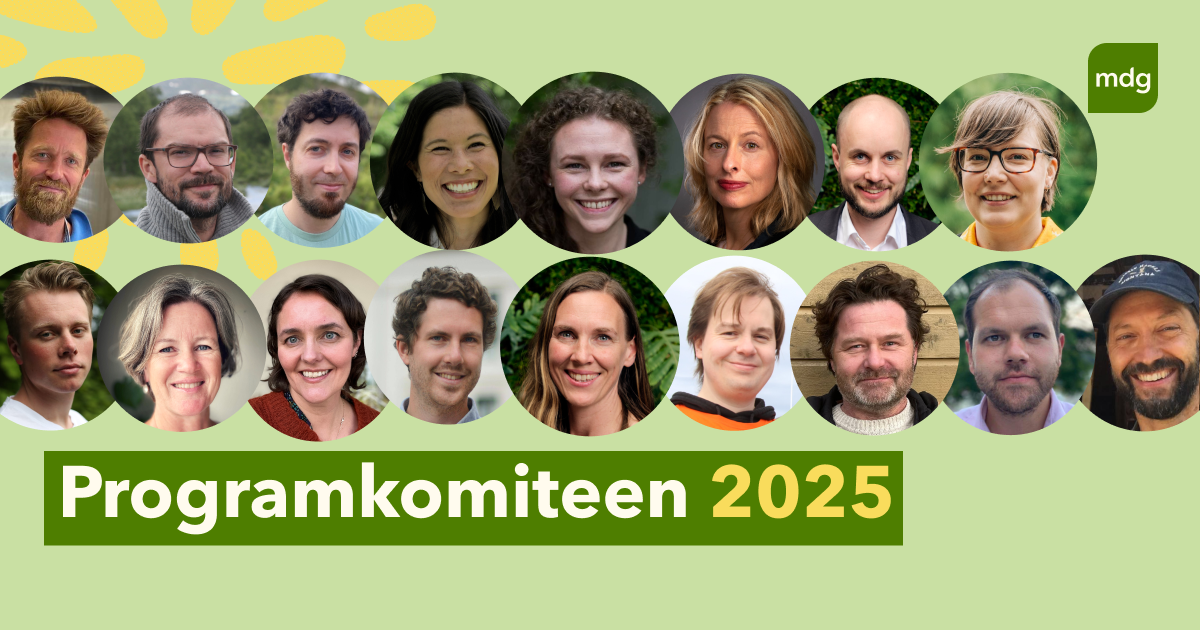 Bli med når vi lager nytt partiprogram - MDG