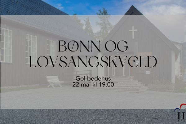 Lovsangskveld på Gol bedehus