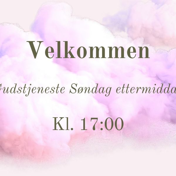 1.juni Gudstjeneste 17:00