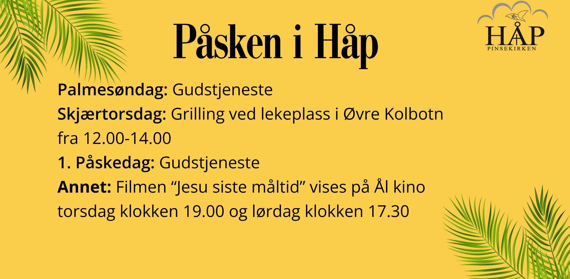 Påsken i Håp