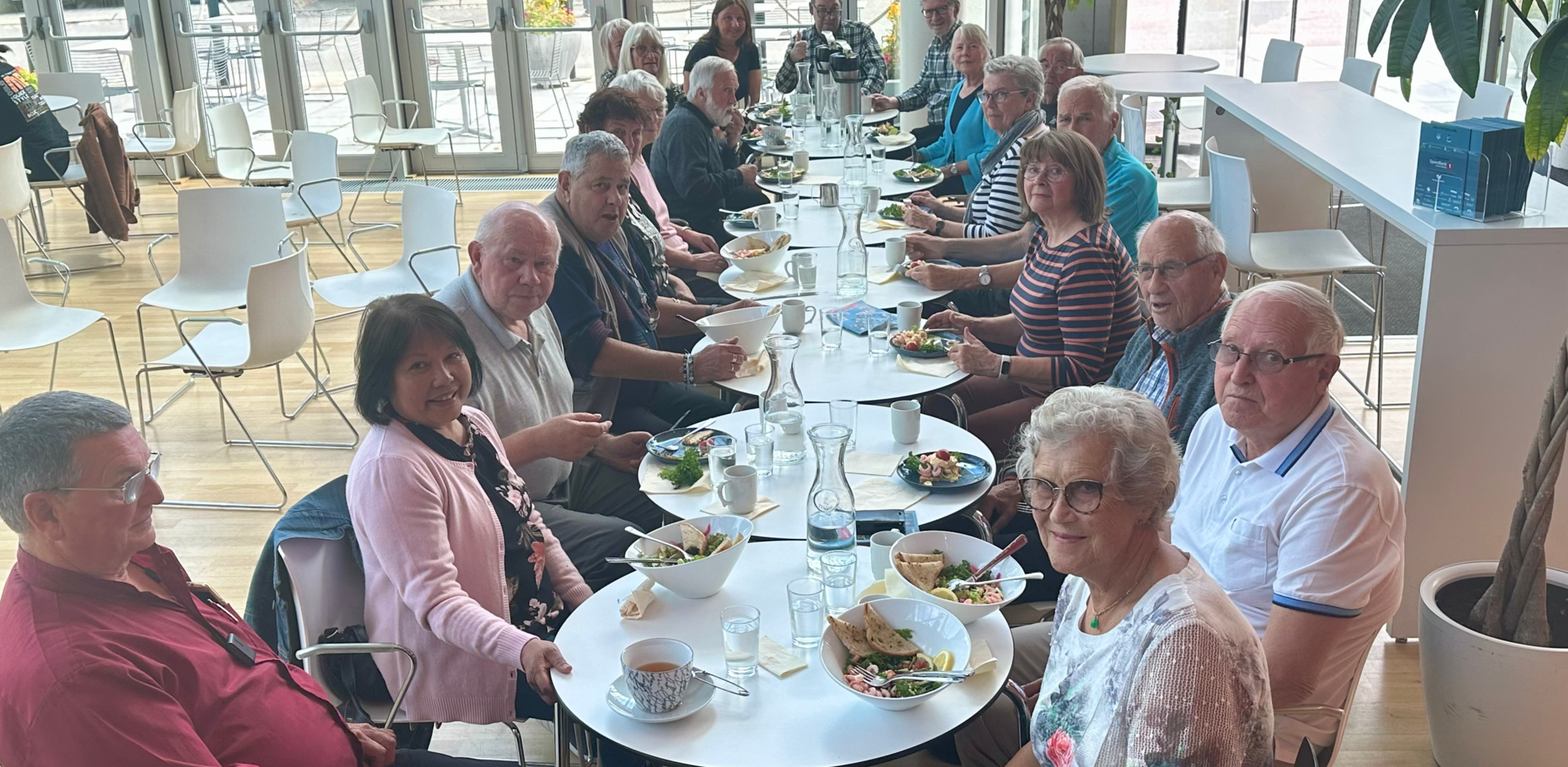 Slagkafe på kafe Kurt på plassen