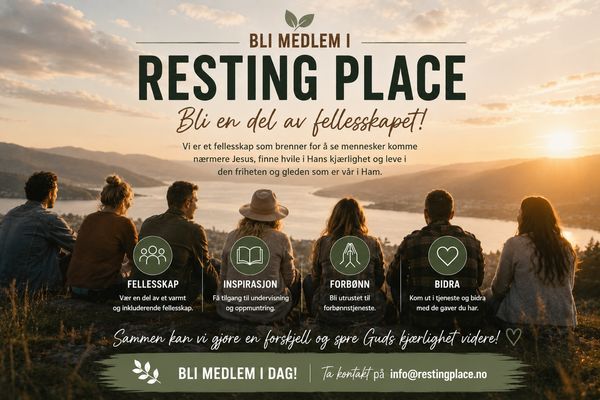 Vi er snart 140 medlemmer i Resting Place  - en nydelig gjeng som står sammen om det Gud gjør.