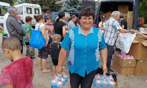 50 tonn til Ukraina