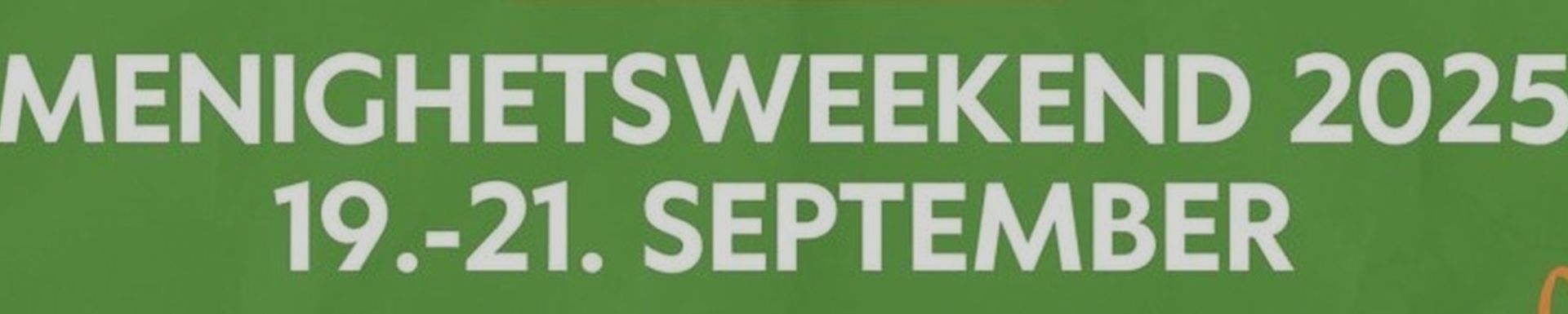 Menighetsweekend 2025