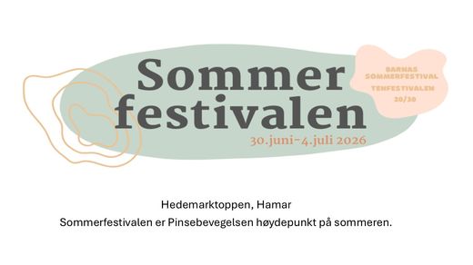 Sommerfestivalen på Hedmarkstoppen 30. juni - 4. juli