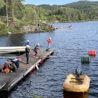 Fiskesommer ble arrangert i Ufsvann
