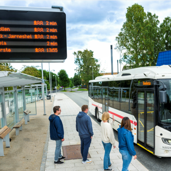 Det går fortsatt busser til og fra Vegårshei