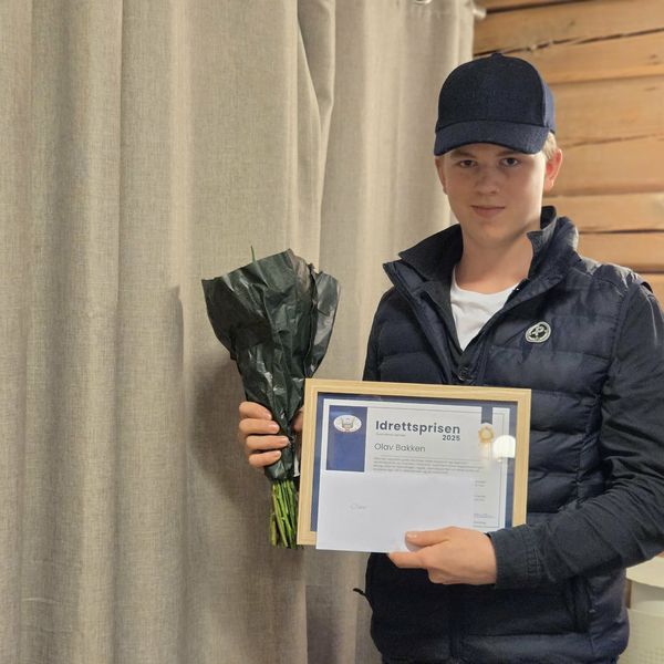Idrettspris til Olav Bakken