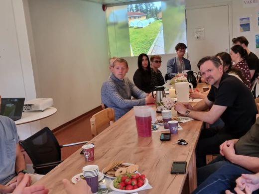 Partileder på Vegårsheibesøk