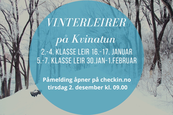 Vinterleirer på Kvinatun 2026