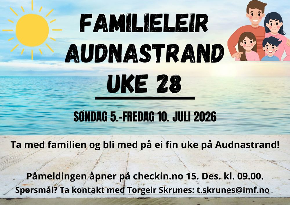 Familieleir Audnastrand