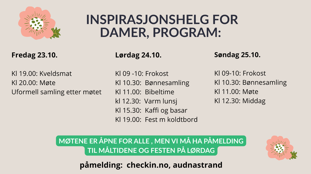Inspirasjonshelg for damer
