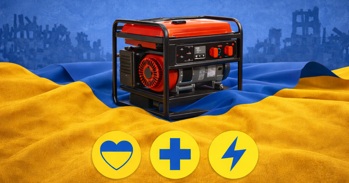 Energidugnad - Generatorer til Ukraina