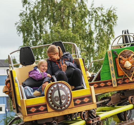 Møtte helten sin på Tusenfryd