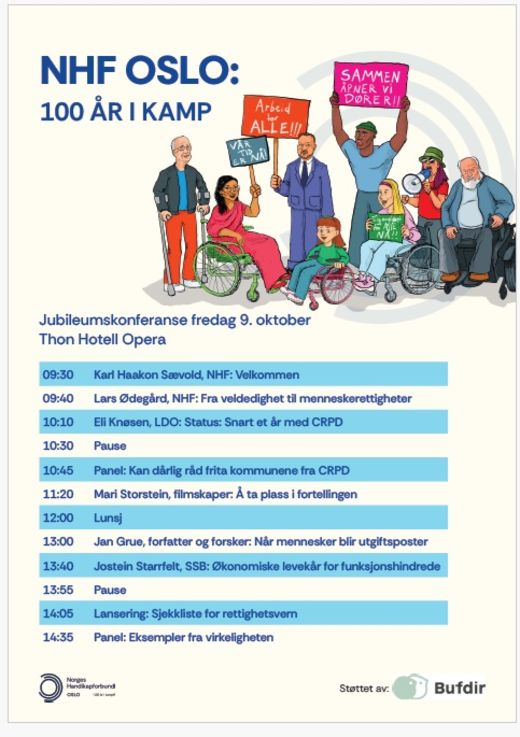 Jubileumskonferanse: NHF Oslo 100 år i kamp