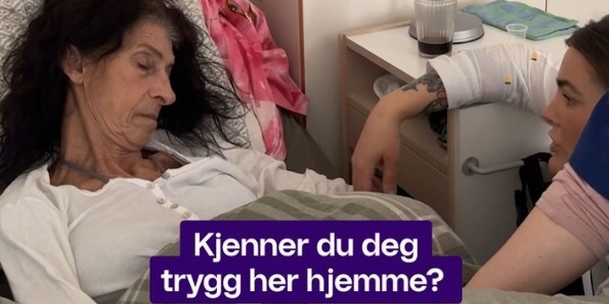 TV2 har fulgt vårt palliative team på jobb