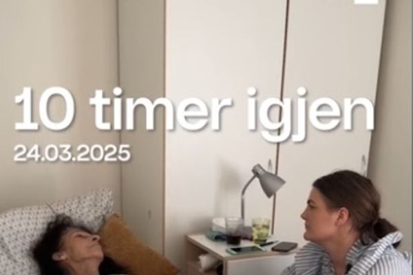 TV2 har fulgt vårt palliative team på jobb