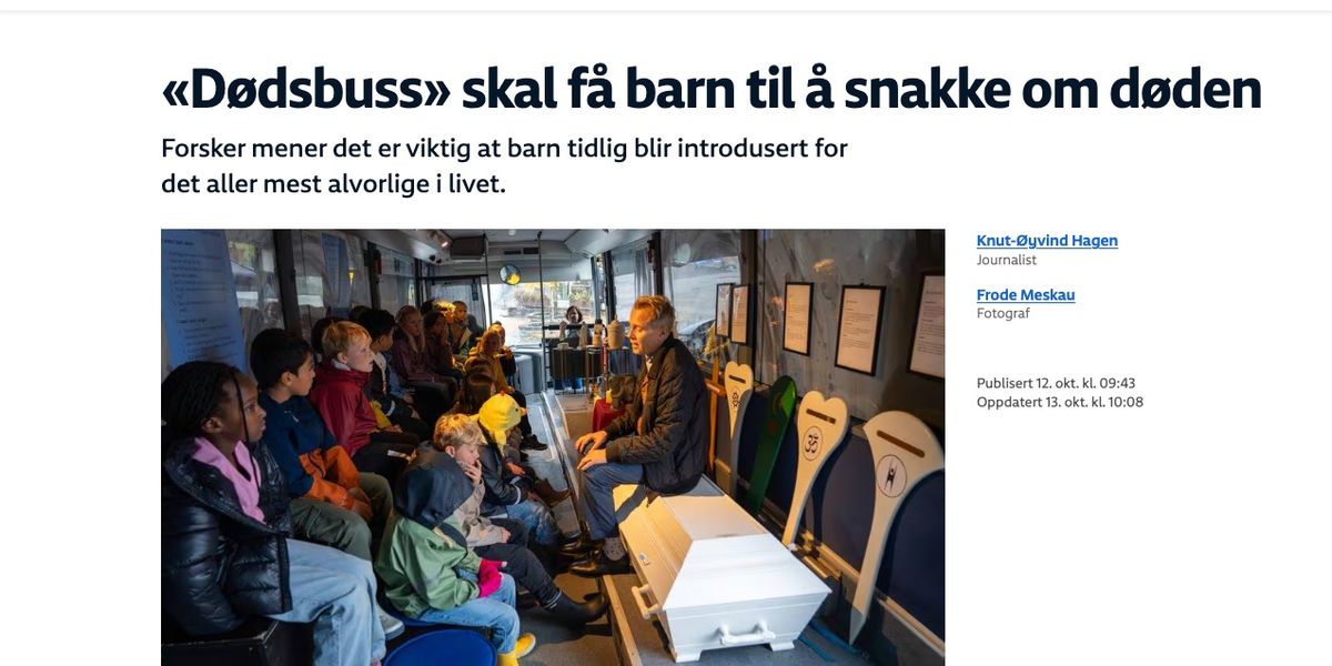 Åpenhet om døden