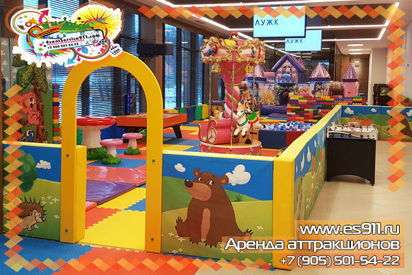 Детская игровая комната на корпоративном мероприятии,  аренда детской комнаты