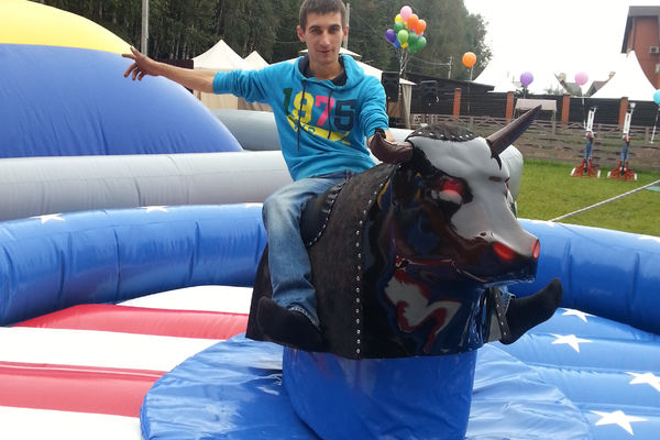 аттракцион родео в москве прокат на мероприятие, Аренда родео механический родео на мероприятие, Аренда механический на мероприятие