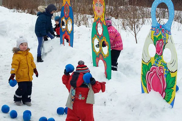 детский прокат, Заказать развлечений на праздник на прокат. Спортивное оборудование в прокат. Аренда для праздника в Московской области. Аттракцион Тир матрешка на Масленицу