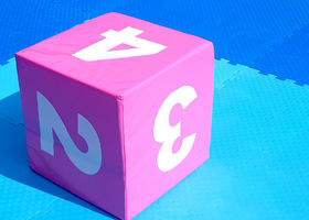 Куб Цифры  Baby Pink