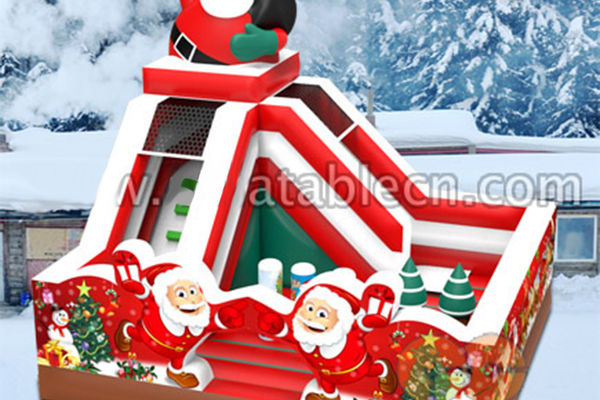 аренда новогодних аттракционов на Новый год, аренда батутов на Новый год