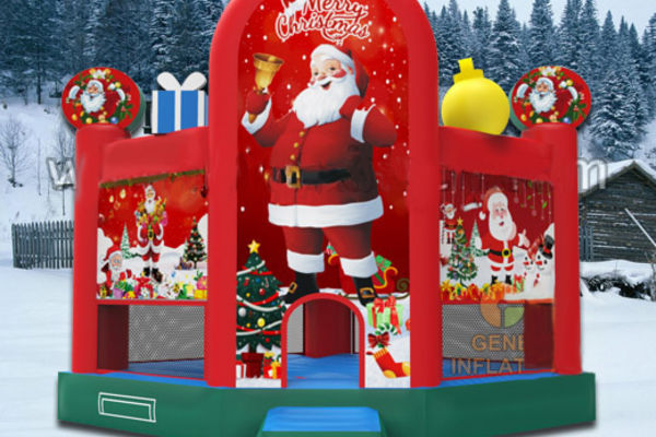 аренда новогодних аттракционов на Новый год, аренда батутов на Новый год