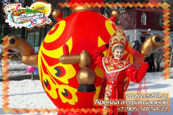 Аренда ростовых кукол на Масленицу, ростовые костюмы на Масленицу в Москве