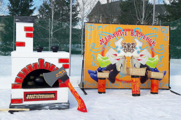 Аренда аттракционов на Масленицу Москва