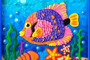 Картина из пластилина