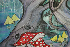 Темный лес  /декорации/