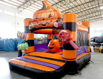 Аренда детского батута "Тыква" надувной батут для праздника в Москве