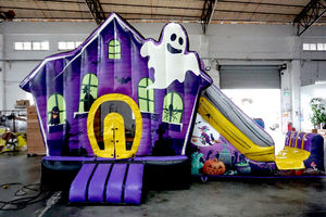Аренда детского батута &quot;Дом с приведениями&quot; надувной батут для праздника в Москве