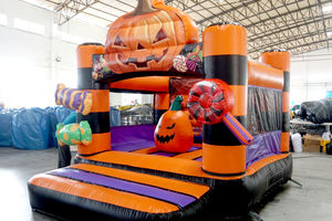 Аренда детского батута &quot;Тыква&quot; надувной батут для праздника в Москве