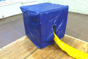 Шумопоглащающий кожух для батутного вентилятора