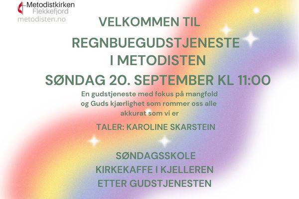 Regnbuegudstjeneste 2026