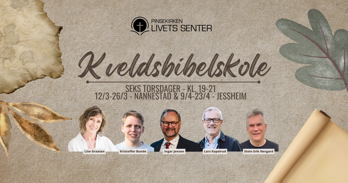 Kveldsbibelskole våren 2026
