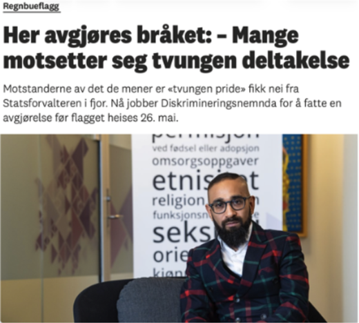 Pride-tvang til Diskrimineringsnemnda