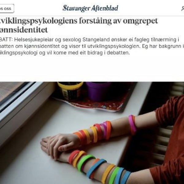 Utviklingspsykologiens forståing av omgrepet kjønnsidentitet