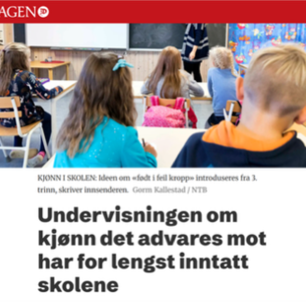 Undersvisningen om kjønn det advares mot har for lengst inntatt skolen