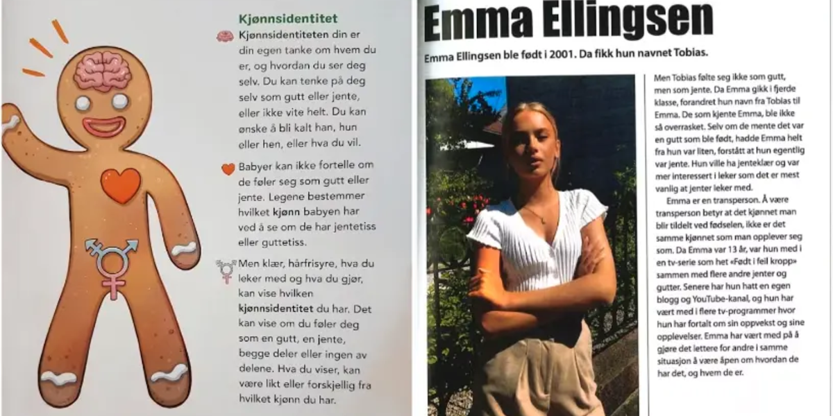 Lærebøkenes innhold om kjønn og kjønnsidentitet gjør meg urolig
