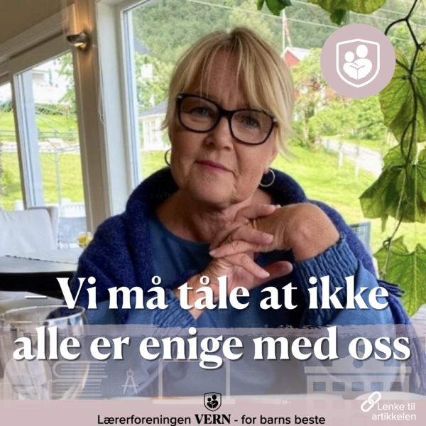 – Vi må tåle at ikke alle er enige med oss