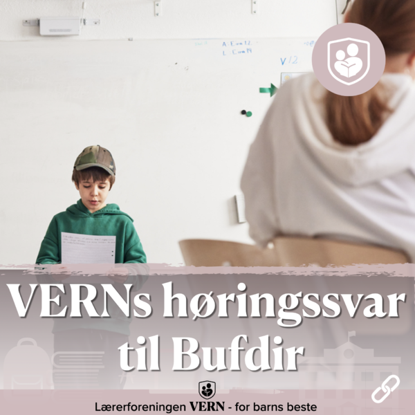VERNs høringssvar til Bufdir november 2025