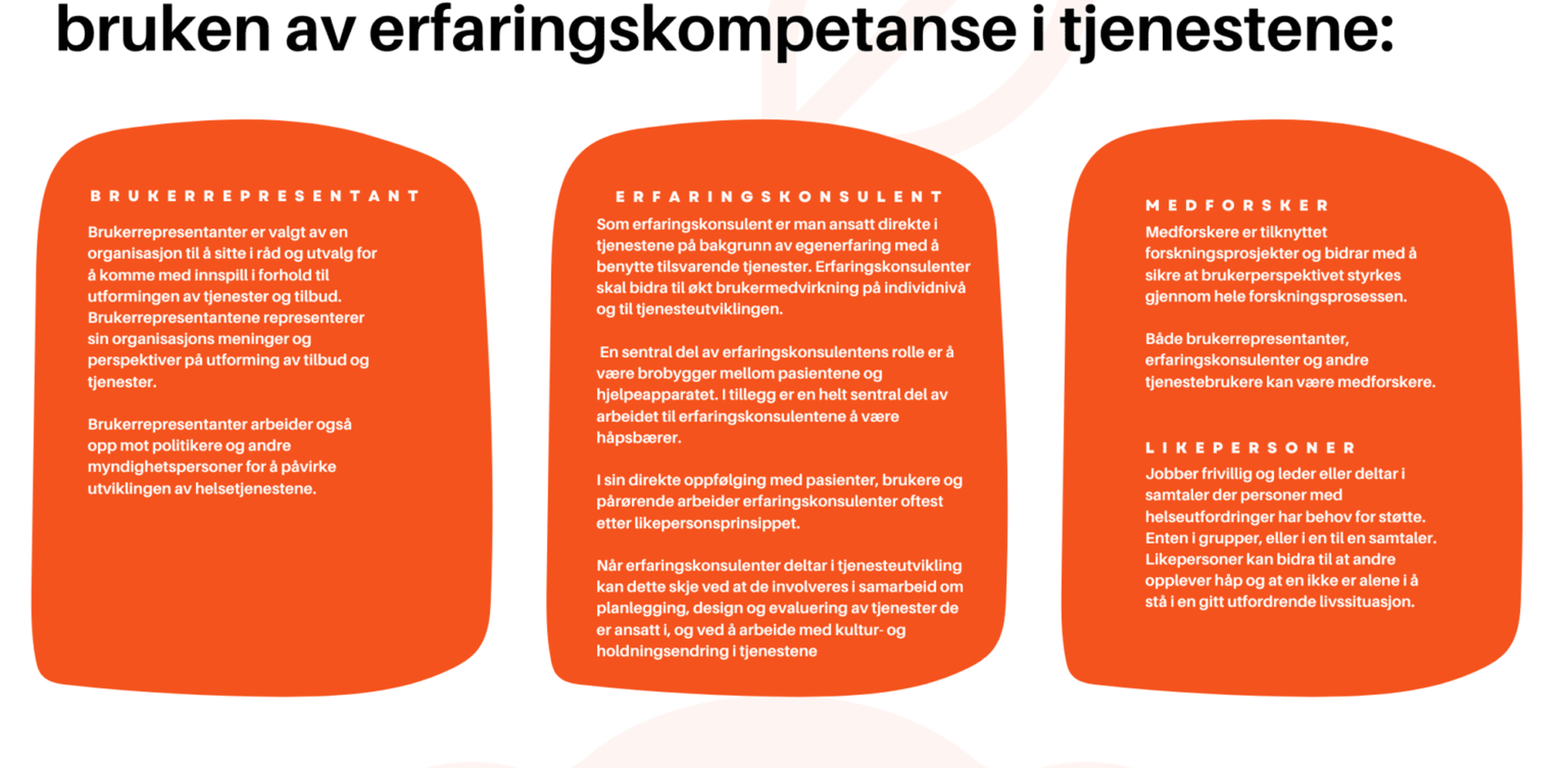 Hva er en erfaringskonsulent?